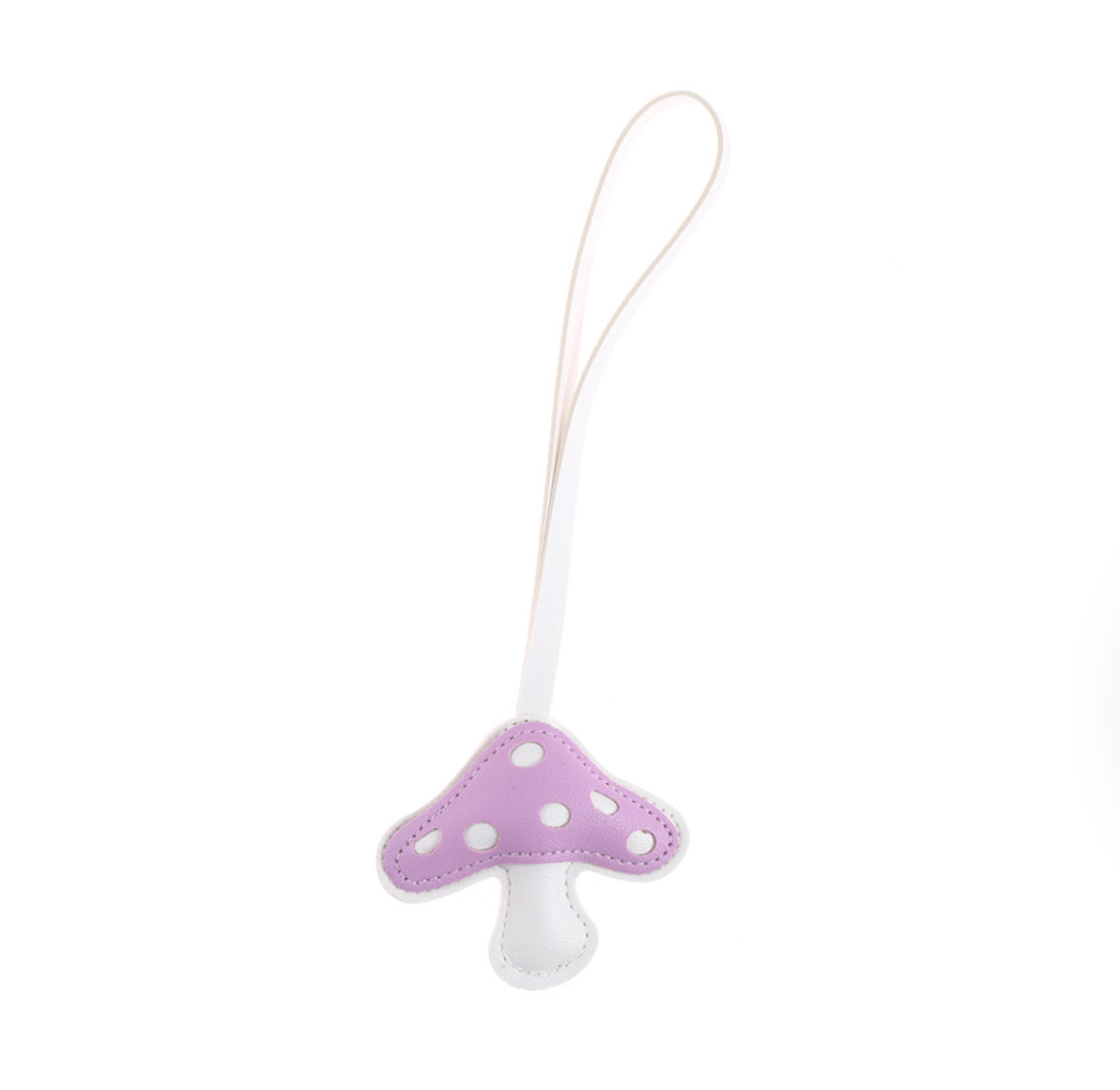 Pre-order Spring Mushroom Bag Charm-Cute PU leather Keychain(Aesthetic Gift)🍄Limited drop